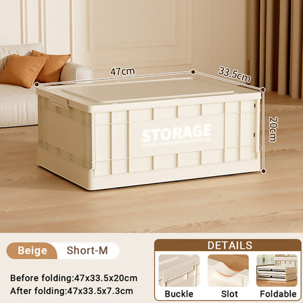 Foldable Large Capacity Household Toy Book Storage Box Space Saving Durable