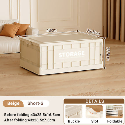 Foldable Large Capacity Household Toy Book Storage Box Space Saving Durable