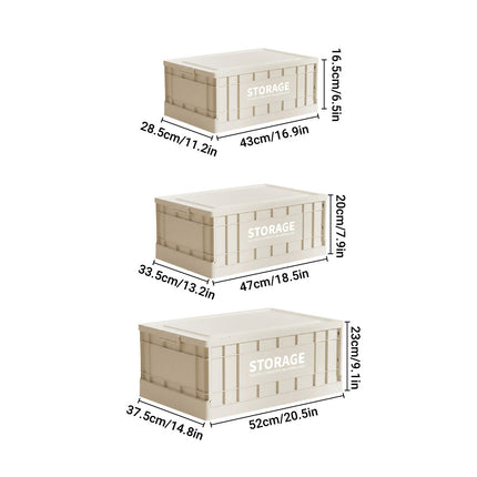 Foldable Large Capacity Household Toy Book Storage Box Space Saving Durable