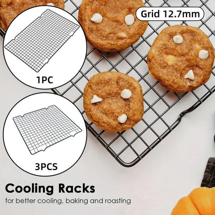 Baking Cake Cooling Rack Non-Stick Rectangle Mesh Drying Rack for Kitchen Use