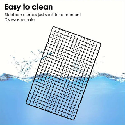 Baking Cake Cooling Rack Non-Stick Rectangle Mesh Drying Rack for Kitchen Use