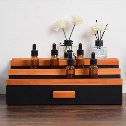 Wooden Storage Box Drawer Shelf Organizer Wooden Chest Home Decor Storage