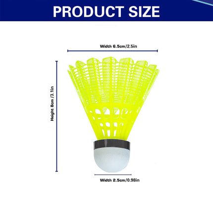 12PCS Badminton Training Set Durable Feather Shuttlecocks for Sports Practice
