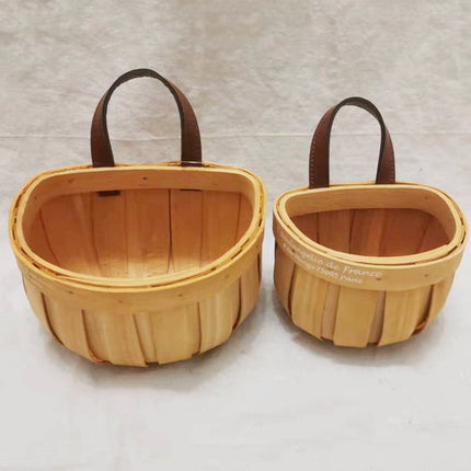 Imitation Rattan Woven Storage Basket Shelf Organizer Wash Rack for Home Decor