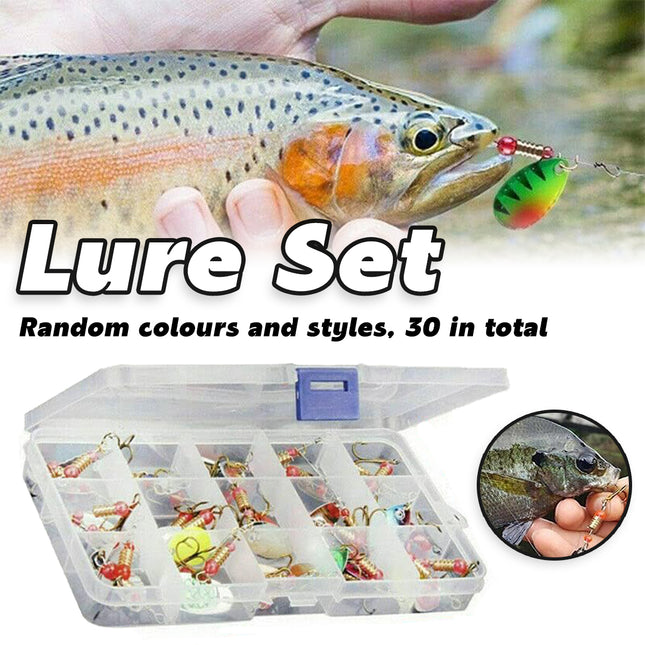 Artificial Fishing Lure Bait Set Mixed Pattern Hard Soft Baits Hook Kit Angling