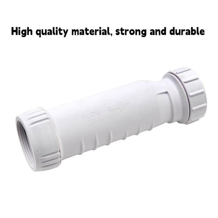 White Waterless Self Sealing Waste Valve Inline Trap Bath Basin For Caravan RV