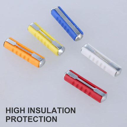 200PCS Torpedo Car Fuse Assortment Kit with Colour Coded Ratings for Vehicle Maintenance