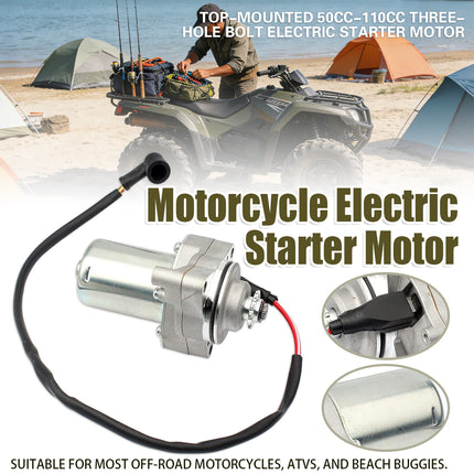 Motorcycle Electric Starter Motor 50CC-110CC Dirt Bike ATV Scooter Replacement