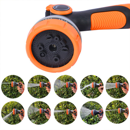 10 Function Garden Hose Nozzle Sprayer Spray Gun Watering Car Washing Water Gun