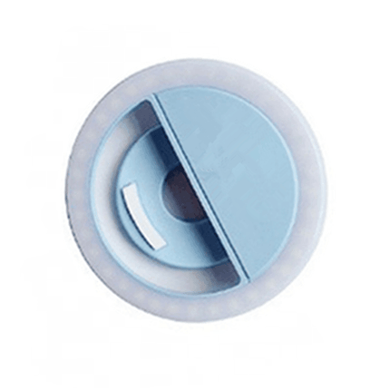 3 Modes Selfie Led Ring Fill Light Camera Rechargeable For Iphone Android Phone - Aimall