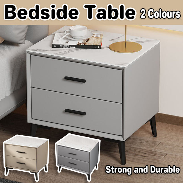 Bedside Cabinet Unit Modern Style Small Storage Cupboard for Bedroom Home