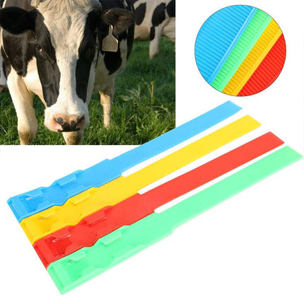 Cow Identification Bands 20PCS Adjustable Foot Rings Multi Colour Tags Livestock