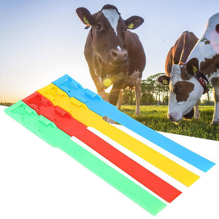 Cow Identification Bands 20PCS Adjustable Foot Rings Multi Colour Tags Livestock