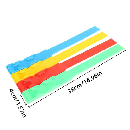 Cow Identification Bands 20PCS Adjustable Foot Rings Multi Colour Tags Livestock