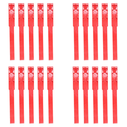 Cow Identification Bands 20PCS Adjustable Foot Rings Multi Colour Tags Livestock