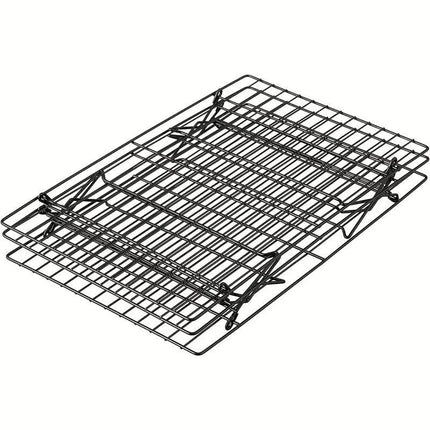 3 Tier Cake Rack Baking Bread Cooling Rack Portable Collapsible Mesh Shelf