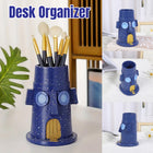 Creative Resin Desk Organiser Pen Holder Decorative Storage Cup Home Office Use