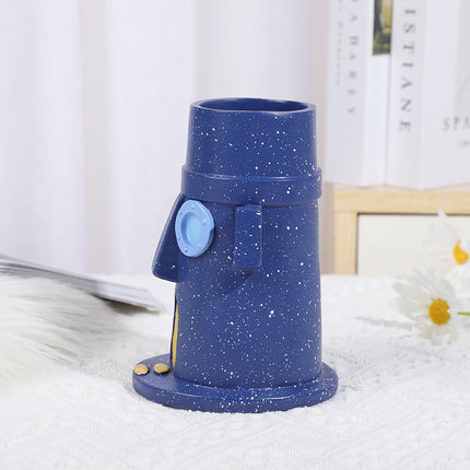 Creative Resin Desk Organiser Pen Holder Decorative Storage Cup Home Office Use