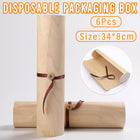 6pcs Tea Cans Gift Boxes Cylindrical Packaging for Loose Tea Herbal Tea Gifts