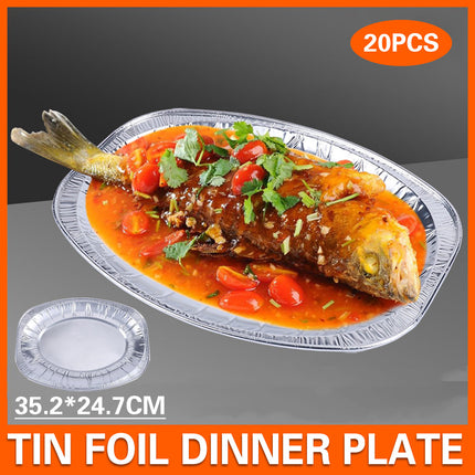 Aluminium Foil Tray Disposable Food Pan  BBQ Baking Roasting Grilling Catering