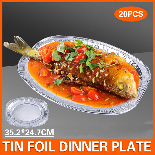 Aluminium Foil Tray Disposable Food Pan  BBQ Baking Roasting Grilling Catering