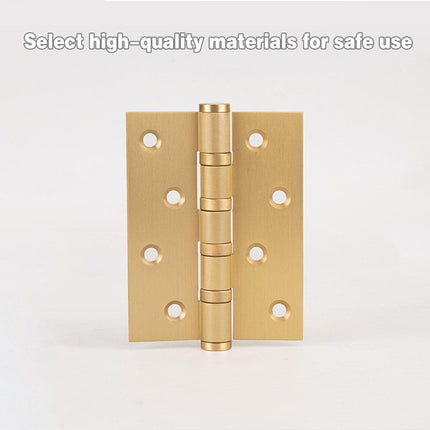 Flat Door Hinge 4 Inch Silent Bearing Hinge Stainless Steel Hardware for Cabinet