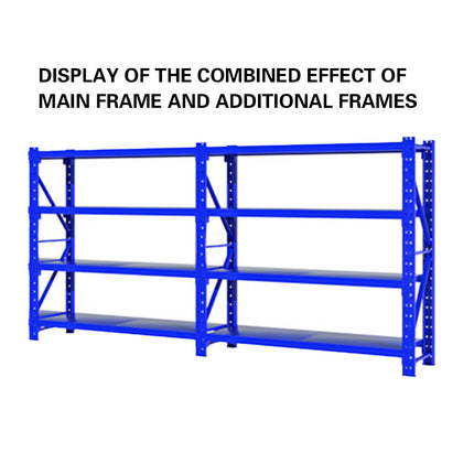 Multi-Layer Cargo Storage Shelf Warehouse Shelving Unit Heavy Duty Metal Rack