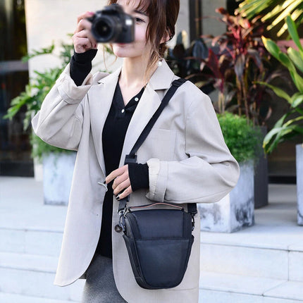DSLR Camera Bag Triangle Style Mirrorless Cameras Waterproof Shockproof Durable