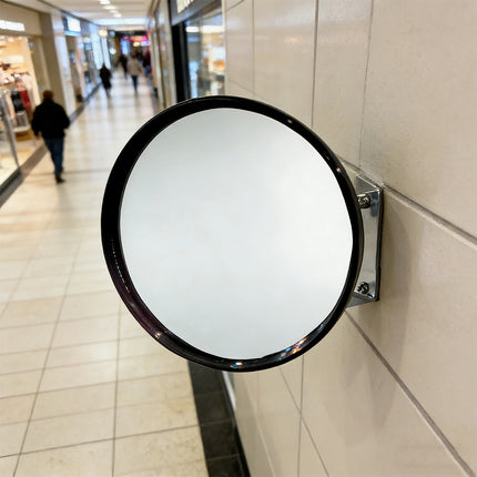 Round Convex Security Mirror 22cm Lightweight Shatterproof Blind Spot Mirror