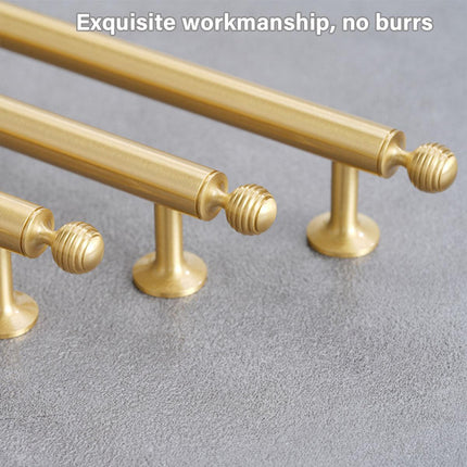 Copper Cabinet Handles 6 Sizes Modern Pulls for Wardrobe Drawer Shoe Cupboard