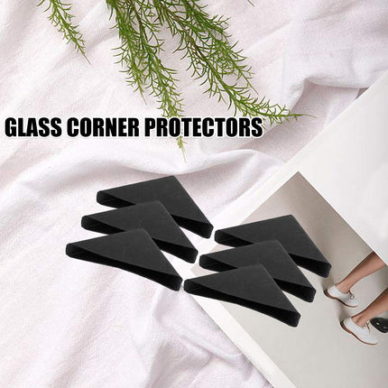 100PCS Glass Corner Protectors Easy to Use Durable for Windows Furniture Edges