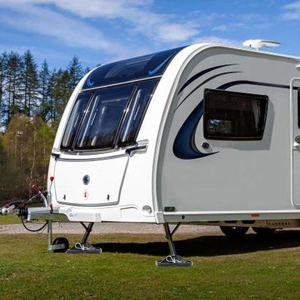 RV Support Brackets 4pcs Universal Stabiliser Pads Anti Sinking Feet For Trailer