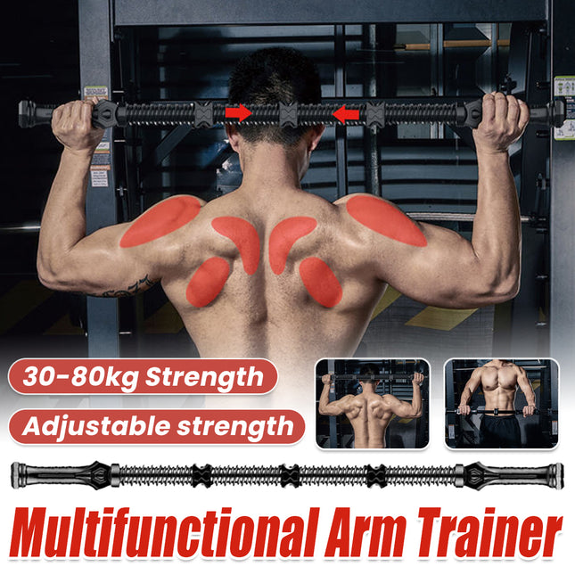 Adjustable Multifunctional Arm Trainer for Home Gym Training 30-80kg Resistance