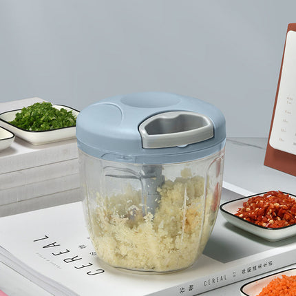 900ml Manual Meat Mincer Garlic Chopper Rotate Garlic Press Crusher Meat Grinder