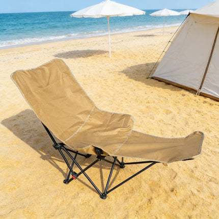 Portable Adjustable Outdoor Camping Chair Recliner Folding Lounge Camp Chair