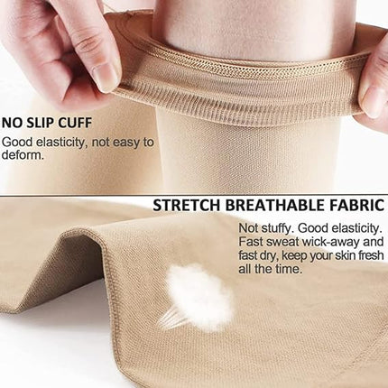 Open Toe Compression Socks Calf Support Long Tube for Sleep / Recovery