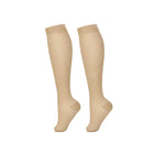 Open Toe Compression Socks Calf Support Long Tube for Sleep / Recovery