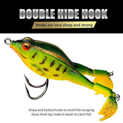 3pcs Spinning Twin Legged Soft Bait Bionic Lure for Fishing Catching Fish