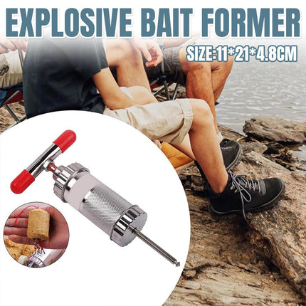 Explosive Bait Shaper Fishing Hookbait Molding Tool for Carp Feeder Tackle