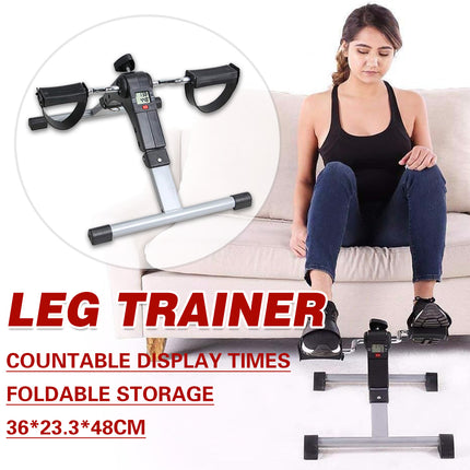 Mini Folding Exercise Bike Home Mini Fitness Equipment Foldable Adjustable AUS