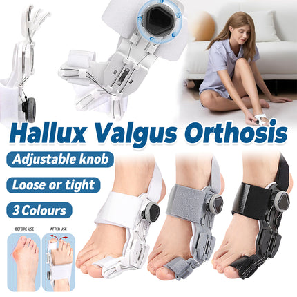 Hallux Valgus Corrector Adjustable For Day Night Use Pain Relief Toe Alignment