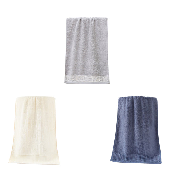 2PCS Face Towels Soft Absorbent Washcloths Bathroom Cleaning Cloth Towels
