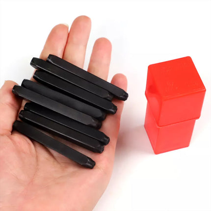 Punch Stamp Set 4MM Steel Letter Number Stamping Tool Kit For Metal Leather Wood