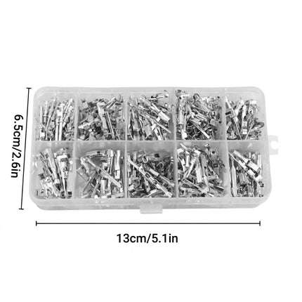 290PCS Automotive Electrical Wire Terminal Pins Kit Crimp Connectors Repair Use