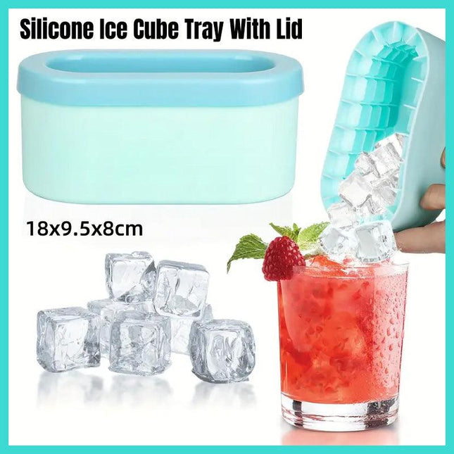 Silicone Ice Compartment Ice Maker Mini Ice Bucket Silicone Cube Tray Freezer