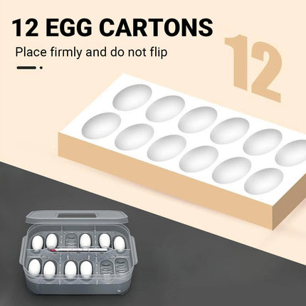 Lizard Hatching Box 12 Holes Reptile Egg Incubator Clear Container for Breeding