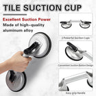 Heavy Duty Double Suction Cup Lifter for Glass Tile Aluminium Handle Strong