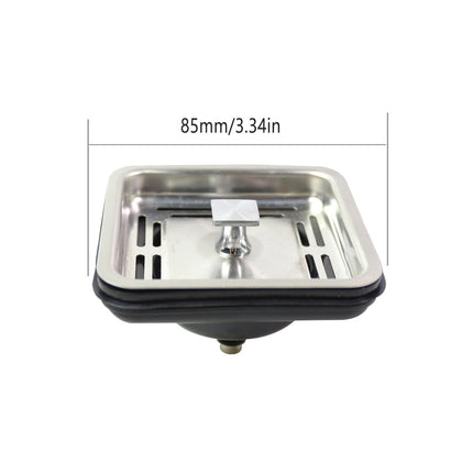 Kitchen Waste Disposer Square Lid Sink Plug Food Disintegration Drain Cover Tool