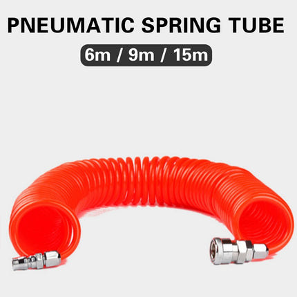 Pneumatic Spring Air Hose Telescopic PE Tube for Compressor Aquarium 6m 9m 15m