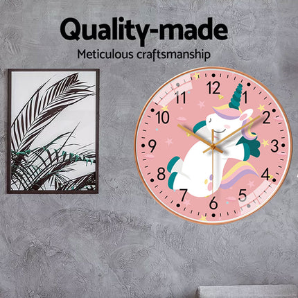 Wall Clock 8 Inch 20CM Silent Quartz Round Clock For Living Room Bedroom Decor